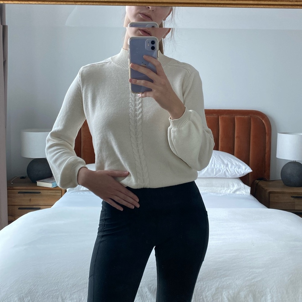 Amour Vert Fauna Sweater Ivory